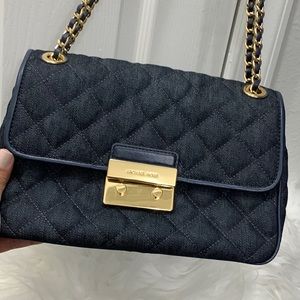 Michael Kors large Sloan denim shoulder/crossbody  bag